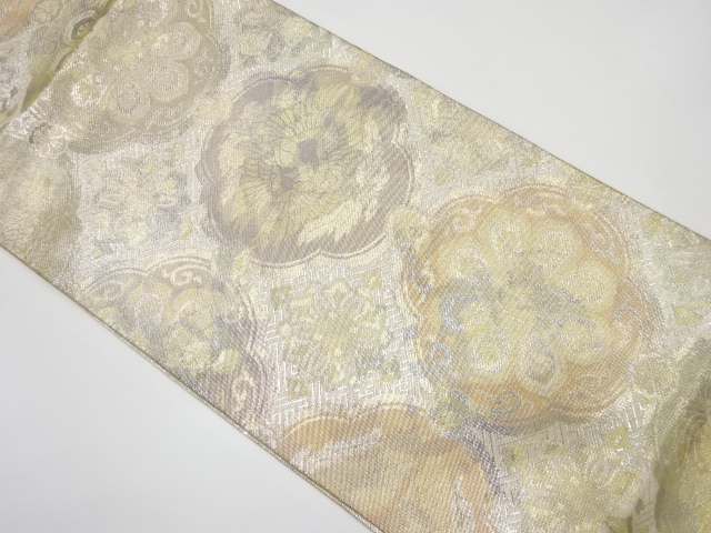 JAPANESE FUKURO OBI / SAGANISHIKI / WOVEN FLOWER CREST